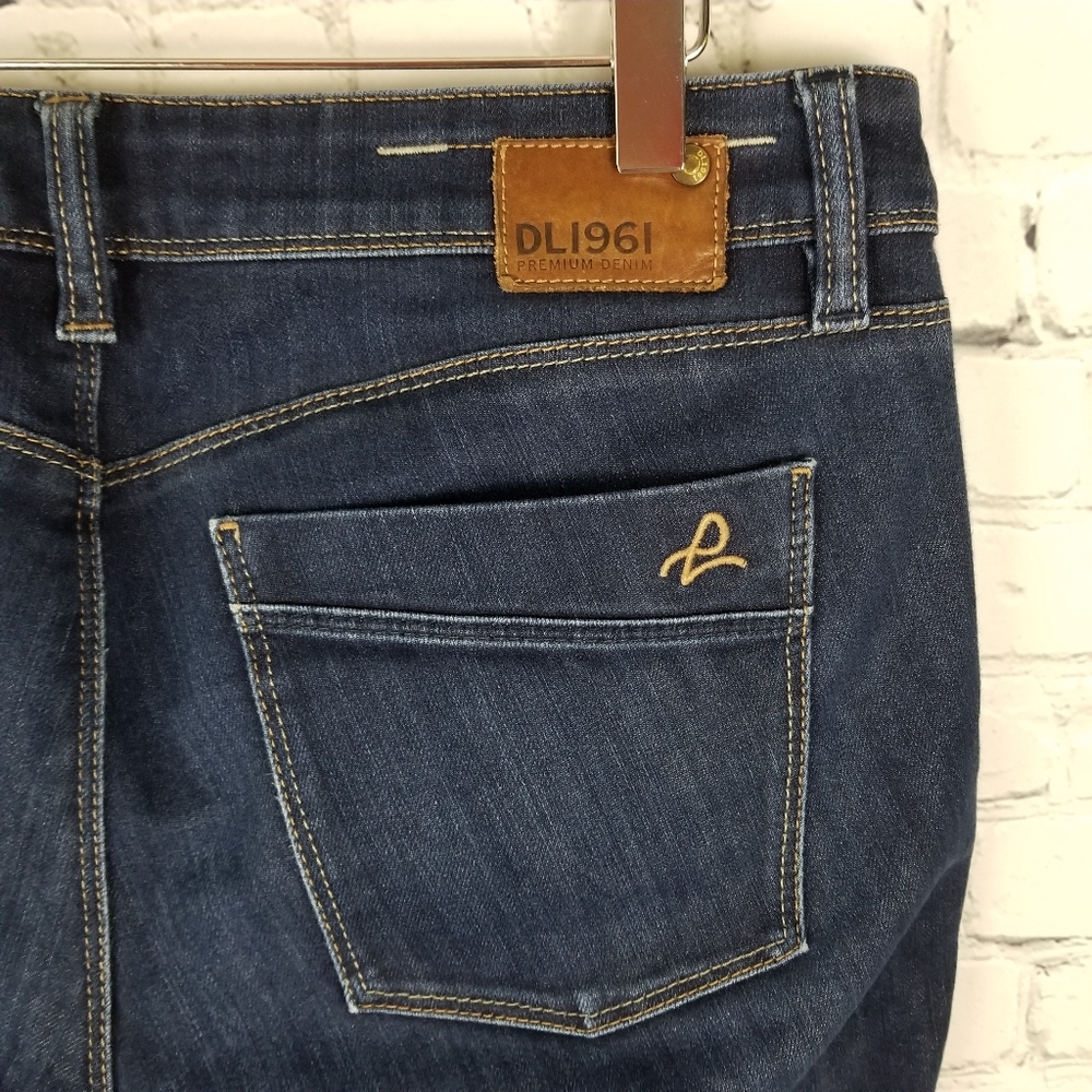 DL1961 | Cindy slim boot cut dark wash jeans